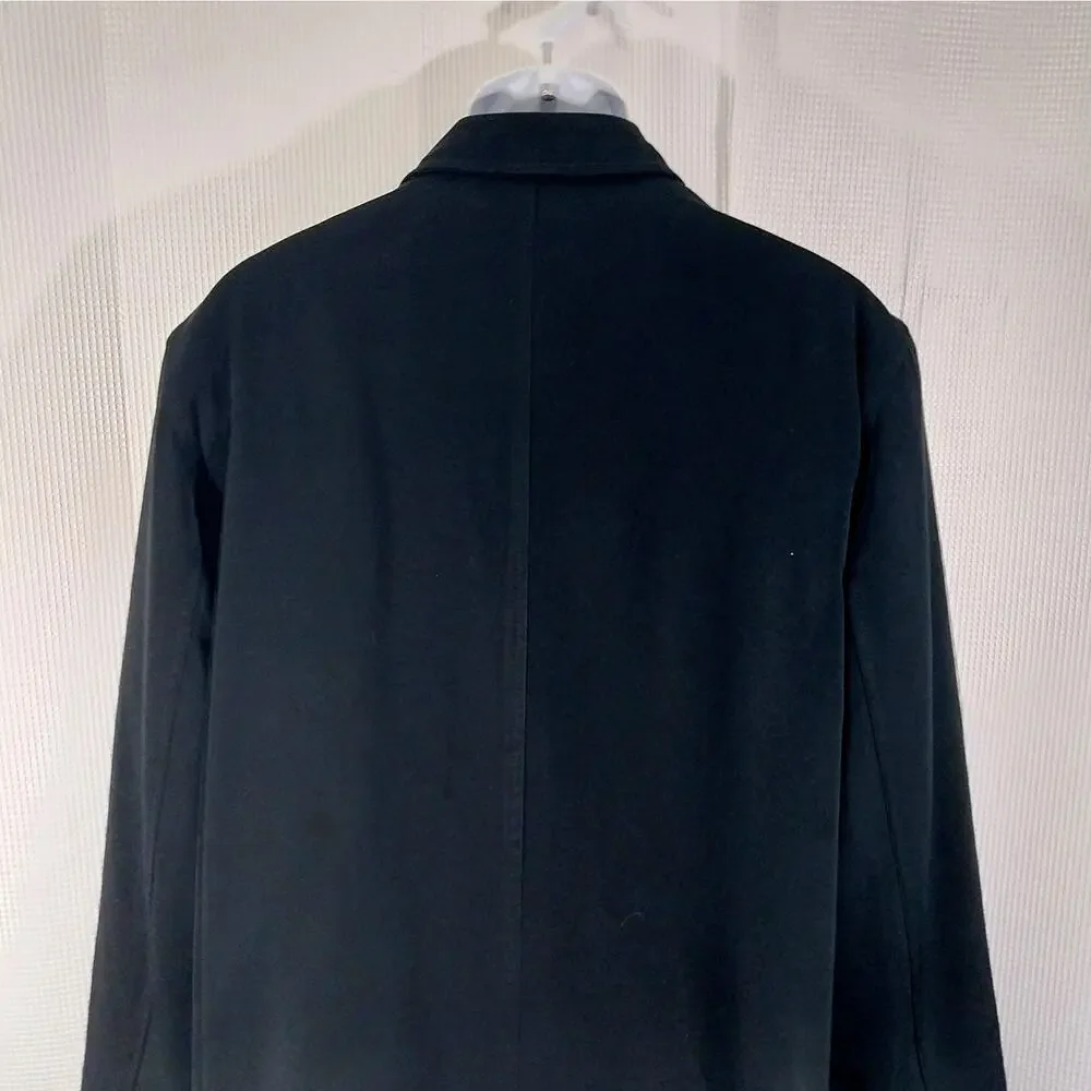 RALPH BY RALPH LAUREN! BLACK LABEL CLASSIC ZIP OUT WOOL LINER 3/4 OVERCOAT!SZ XL